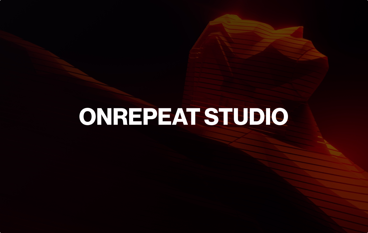 OnRepeat Studio portfolio site