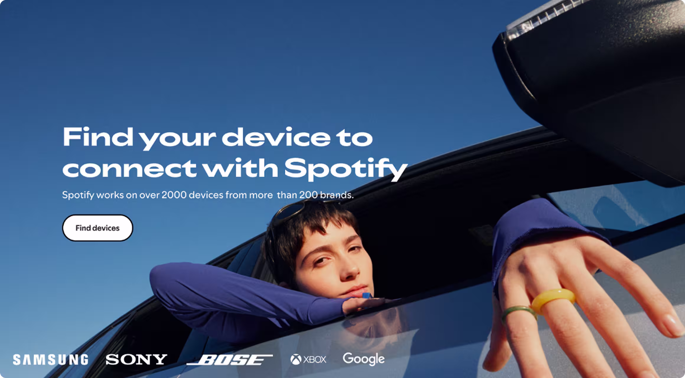 Spotify connect-with-device campaign creative